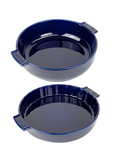 Pack Specialty Ceramic Bakers, Blue - Peugeot Saveurs