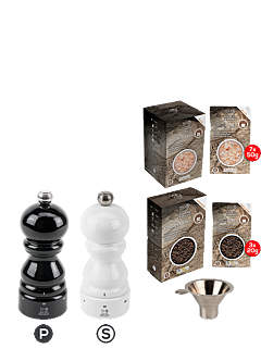 ParisRama u'Select Black and White Lacquered Pack – 12cm  – 4,75bin - Peugeot Saveurs