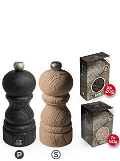Paris Nature & Nature Black 12cm Bundle - Peugeot Saveurs