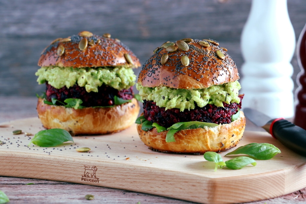 Vegetarian Beetroot Burger