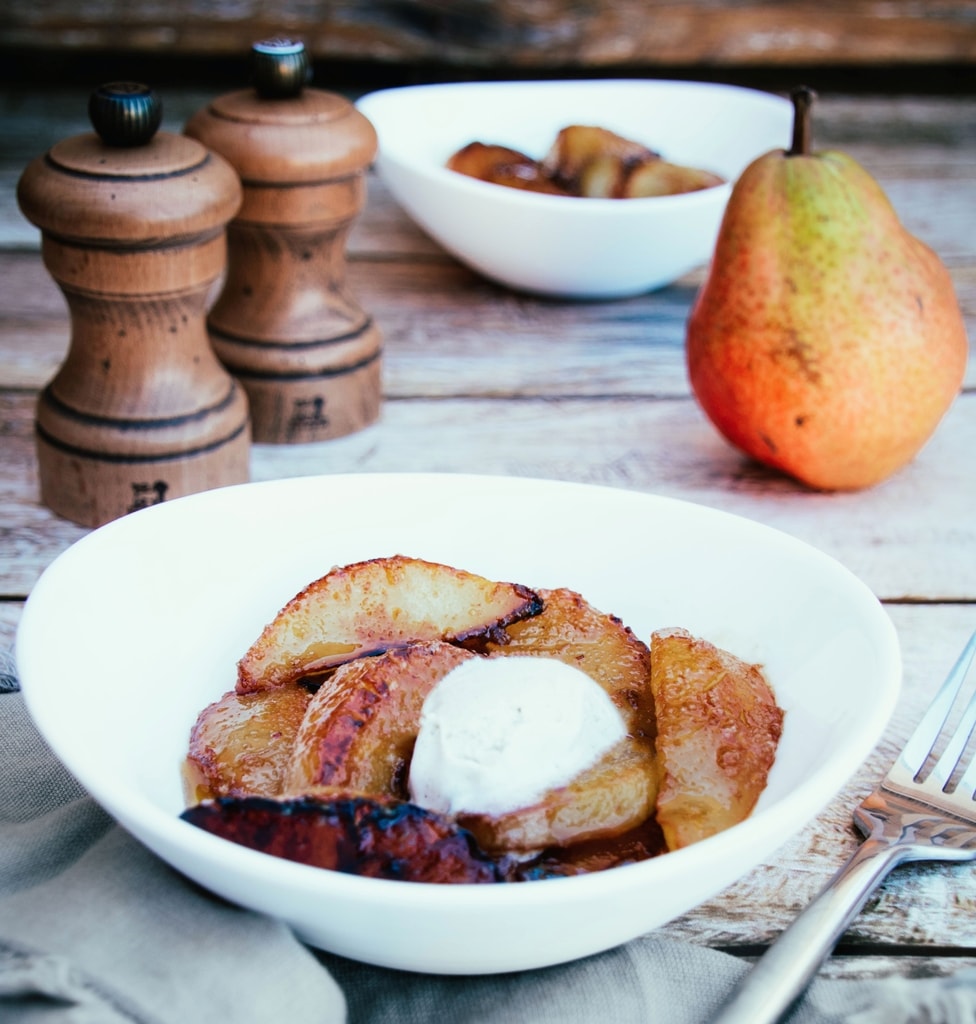 Quick & Easy Caramelized Pears Recipe