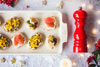 Petit fours with peppers