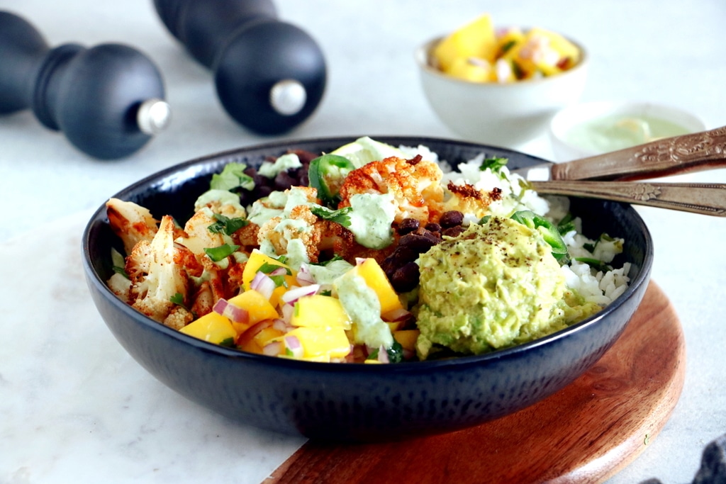 Vegetarian Cauliflower Burrito Bowl