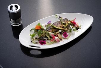 Peppered Solent mackerel fillet