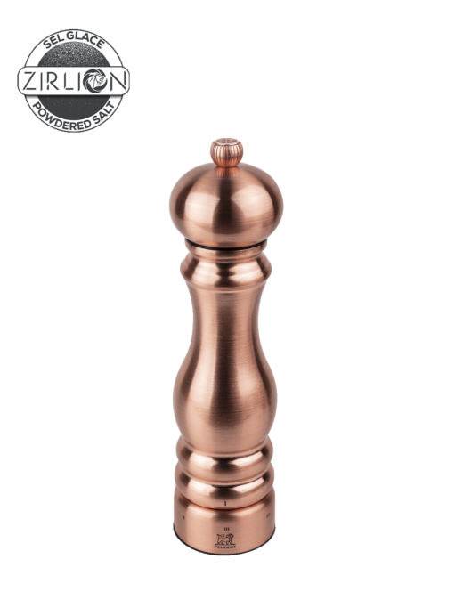 Paris chef Manual salt mill in copper-plated stainless steel,u