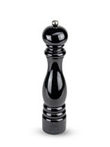 Peugeot Paris U'Select Pepper Mill, 7 Inch, Matte Black Beechwood - Adjustable Grind With Lifetime Mechanism Guarantee