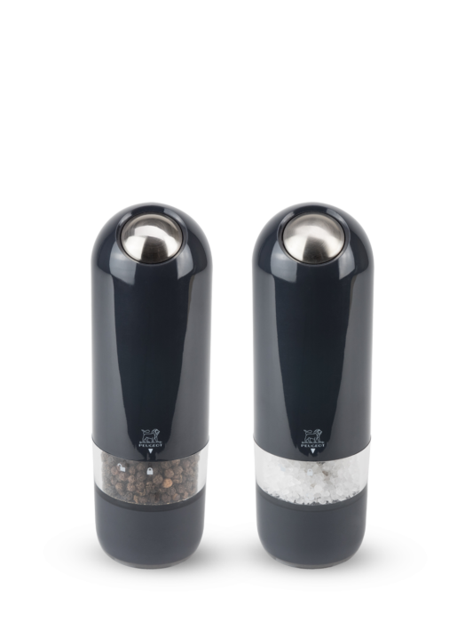 Alaska Set of electric salt and pepper mills in quartz grey, 17cm