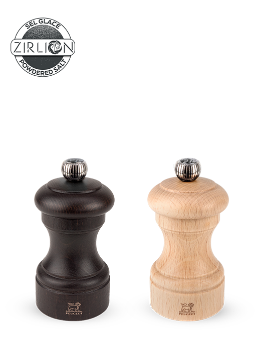 Image of The Bistro salt and pepper mills are reminiscent of the original Z model, first designed by Peugeot in 1874 but comw with fresh style and innovation.