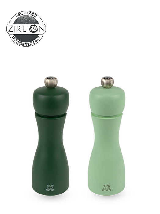 Peugeot Water The Complementary Colours In This Set Of Manual Salt And Pepper Mills Draw Their Inspiration From One Of The Most Prominent, Vibrant Shades In Nature With Dark Green For The Pepper And Light Green For The Salt So You Can Easily Identify Which Is Which. Tahiti