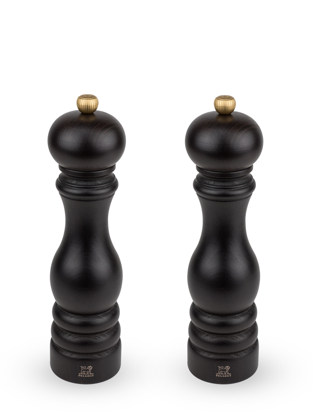 Peugeot Chocolate Entièrement Réalisé En Bois De Hêtre, Teinté Dans Une Couleur Chocolat Gourmande, Le Look Intemporel Du Duo Paris Chocolat 22 Cm Lui Donne Un Caractère Affirmé Et Authentique. Ce Duo De Moulins À Poivre Et À Sel Éveillera Tous Vos Sens. Paris