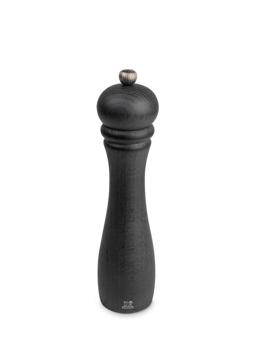 Checkmate Manual wooden salt mill, graphite, 25 cm - Peugeot Saveurs