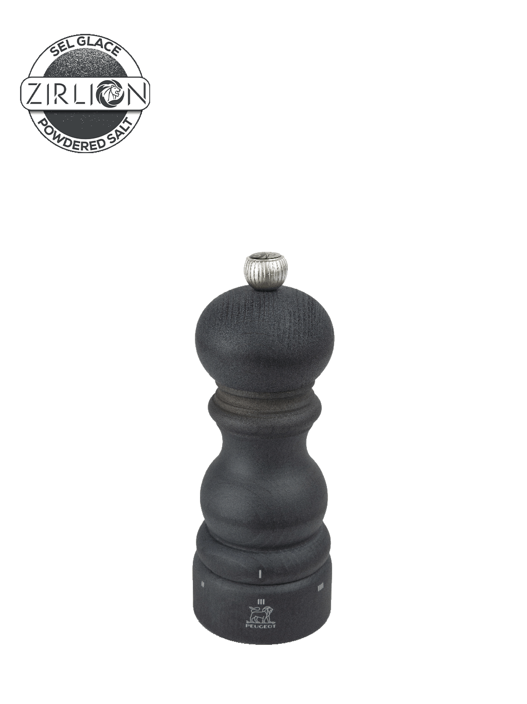 This manual wooden salt mill boasts the perfect ergonomic design with this 15 cm size. Paris u'Select