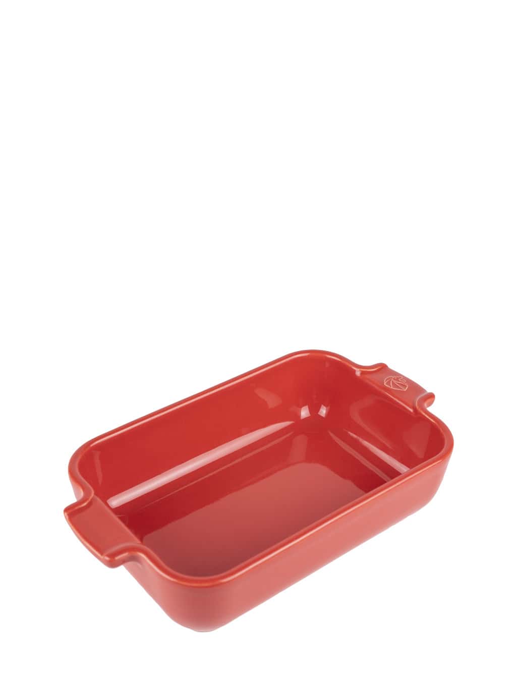 Image of Individual Rectangular Ceramic Oven Dish in Red, 22cm Appolia