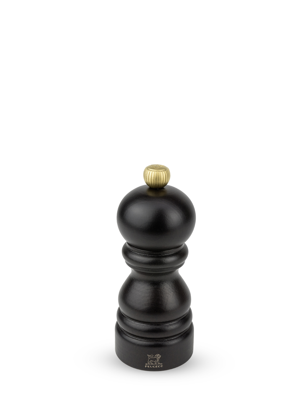 Avec son corps galbé en bois surmonté d'un bouton doré élégant et fonctionnel, le moulin à poivre Paris chocolat 12 cm est une référence incontestée dans l'univers des moulins. Paris